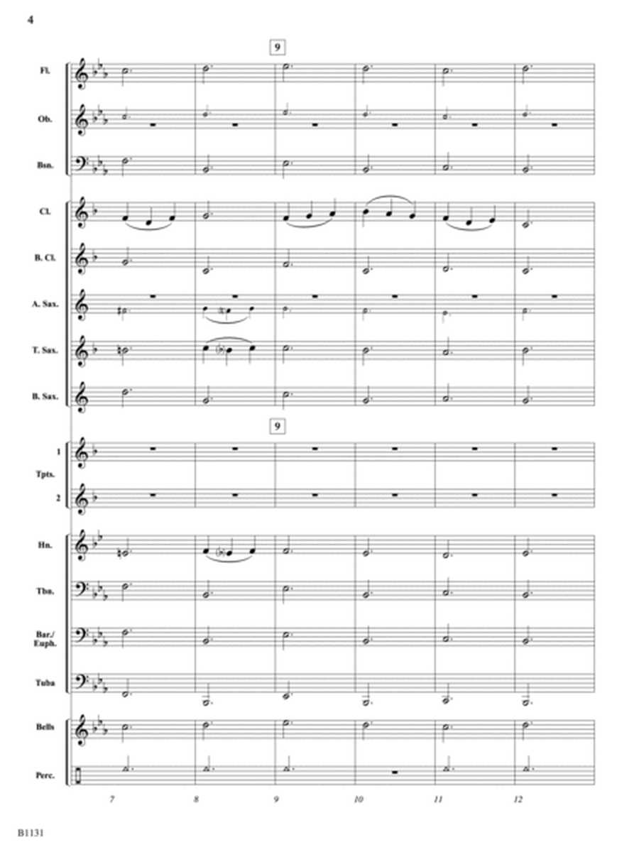 Lullaby for Clarinets: Score