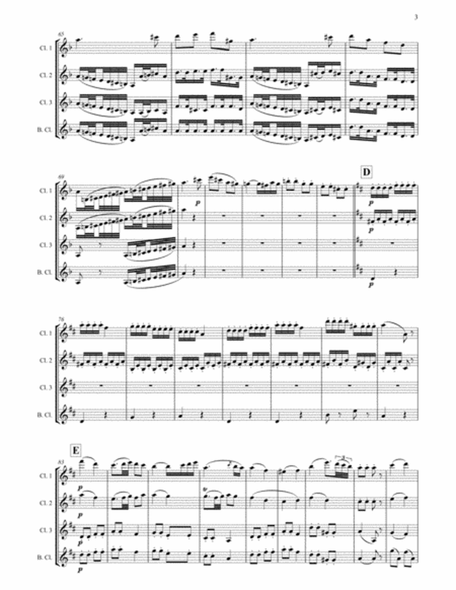"Surprise" Symphony for Clarinet Quartet image number null