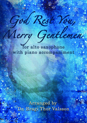 Book cover for God Rest You, Merry Gentlemen - Alto Saxophone with Piano accompaniment