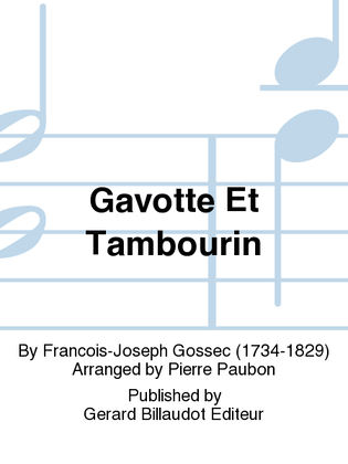 Book cover for Gavotte Et Tambourin