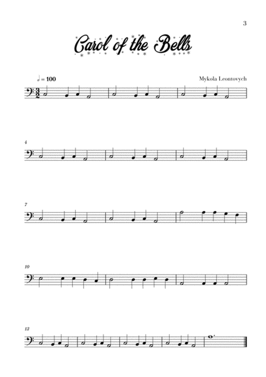 10 Easy Christmas Carols for Cello Beginners (Music for Children) image number null