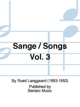 Sange / Songs Vol. 3