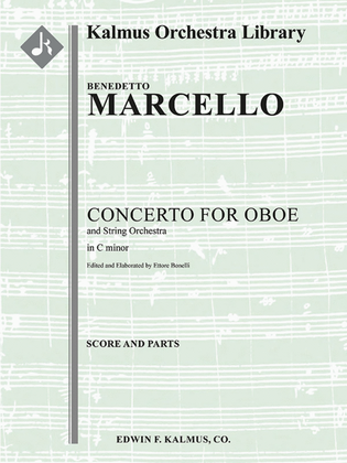 Book cover for Concerto for Oboe in C minor