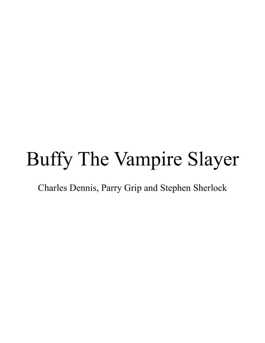 Theme From Buffy The Vampire Slayer image number null