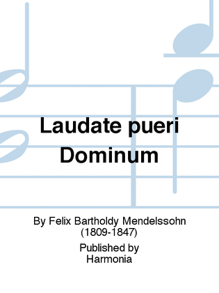 Book cover for Laudate pueri Dominum