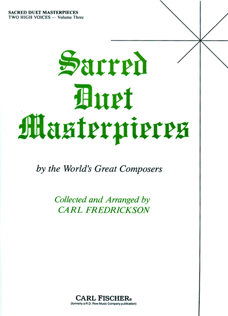 Sacred Duet Masterpieces-Vol. 3-High Voices