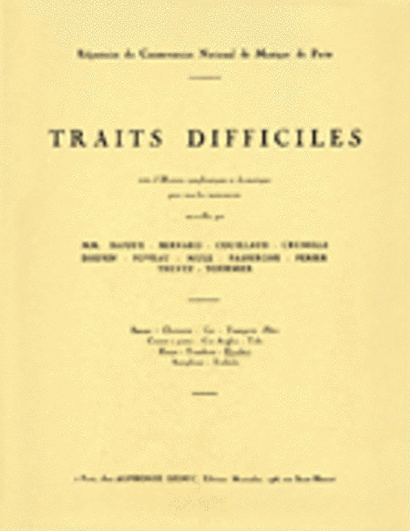 Traits Difficiles