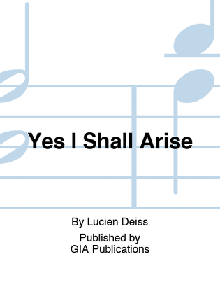 Book cover for Yes I Shall Arise