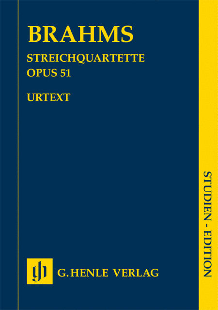 String Quartets, Op. 51 - No. 1 in C minor and No. 2 in A minor