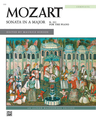 Book cover for Sonata in A, K. 331 (Complete)