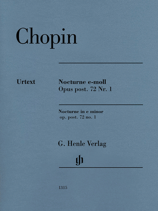 Nocturne in E Minor Op. Post. 72, No. 1