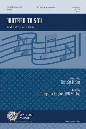 Book cover for Mother to Son