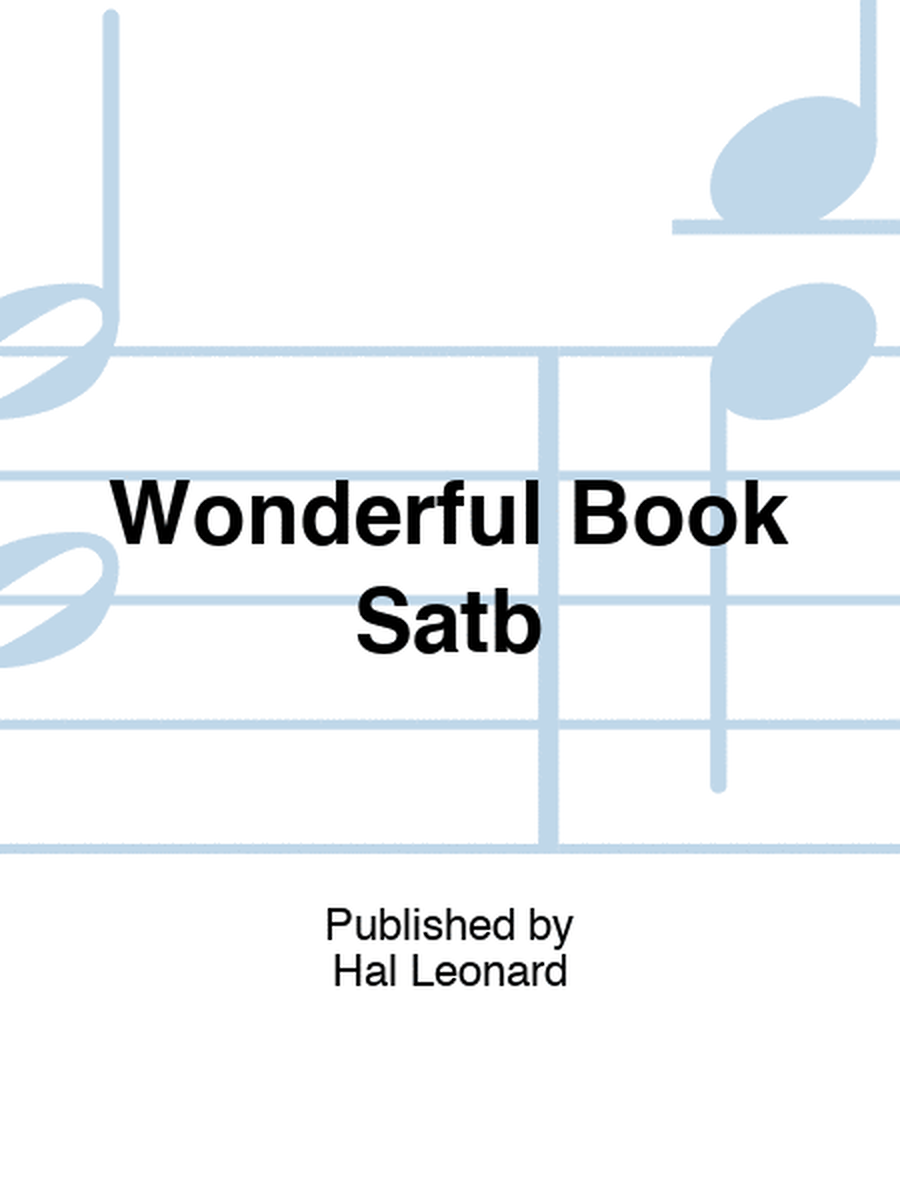 Wonderful Book Satb