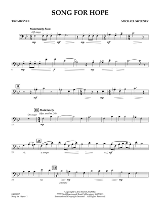 Book cover for Song For Hope - Trombone 1