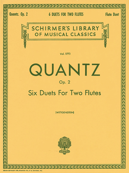 6 Duets for Two Flutes, Op. 2