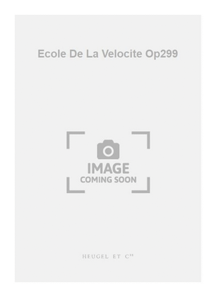 Book cover for Ecole De La Velocite Op299