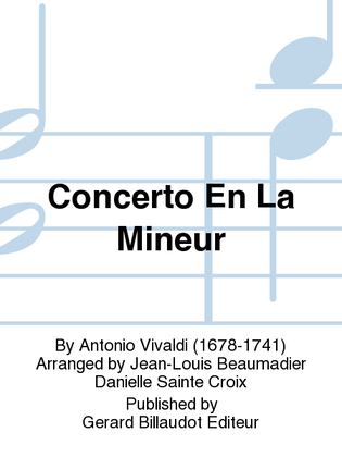 Concerto En La Mineur