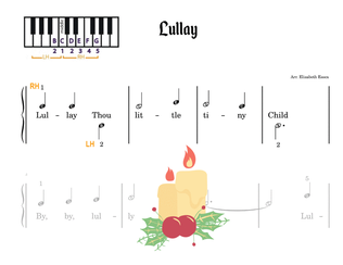 Book cover for Coventry Carol - Lullay - Pre-staff Alpha Notation