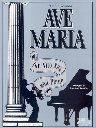 Book cover for Ave Maria for Alto Sax and Piano * Bach - Gounod