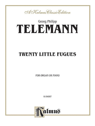 Book cover for Twenty Little Fugues