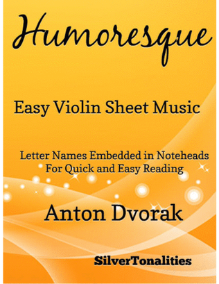 Book cover for Humoresque Easy Violin Sheet Music