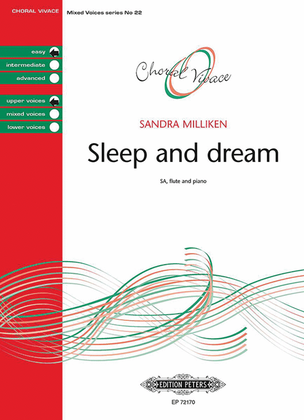 Book cover for Sleep and dream for SA, Flute and Piano