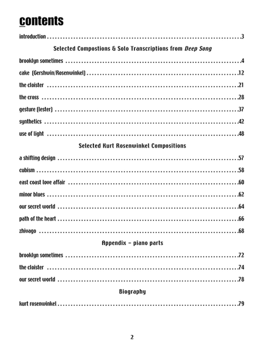 Kurt Rosenwinkel Compositions