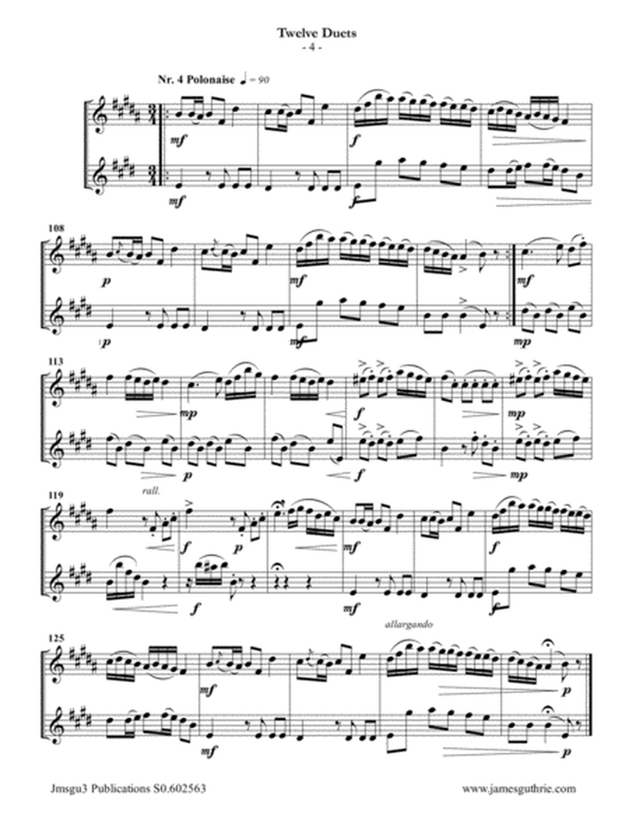 Mozart: 12 Duets K. 487 for Soprano Sax & English Horn image number null