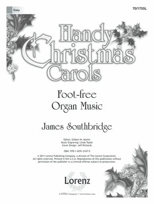 Book cover for Handy Christmas Carols