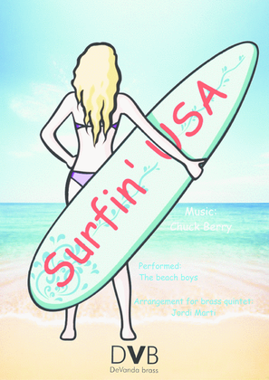 Book cover for Surfin' U.S.A.