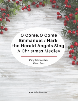 Book cover for O Come, O Come Emmanuel, Hark the Herald Angels Sing