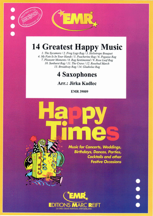 Book cover for 14 Greatest Happy Music