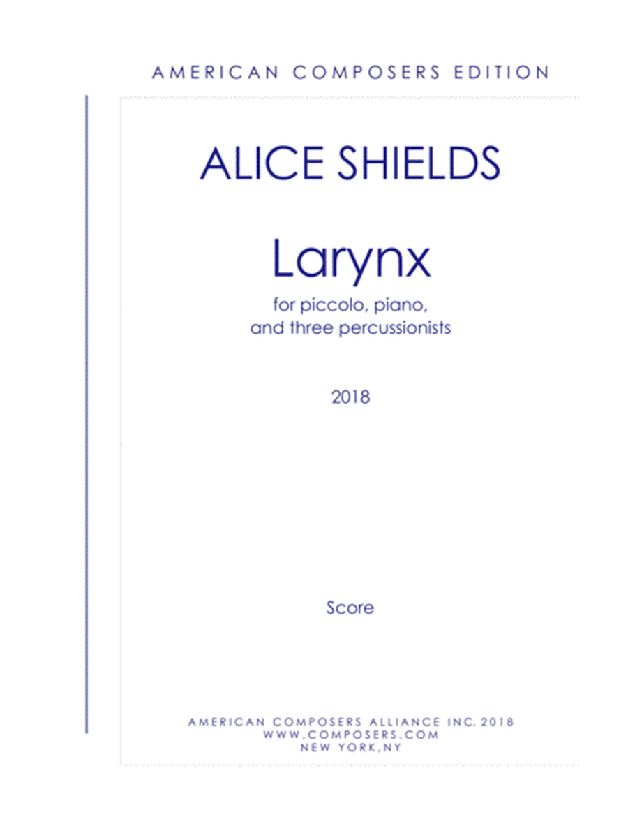 [Shields] Larynx