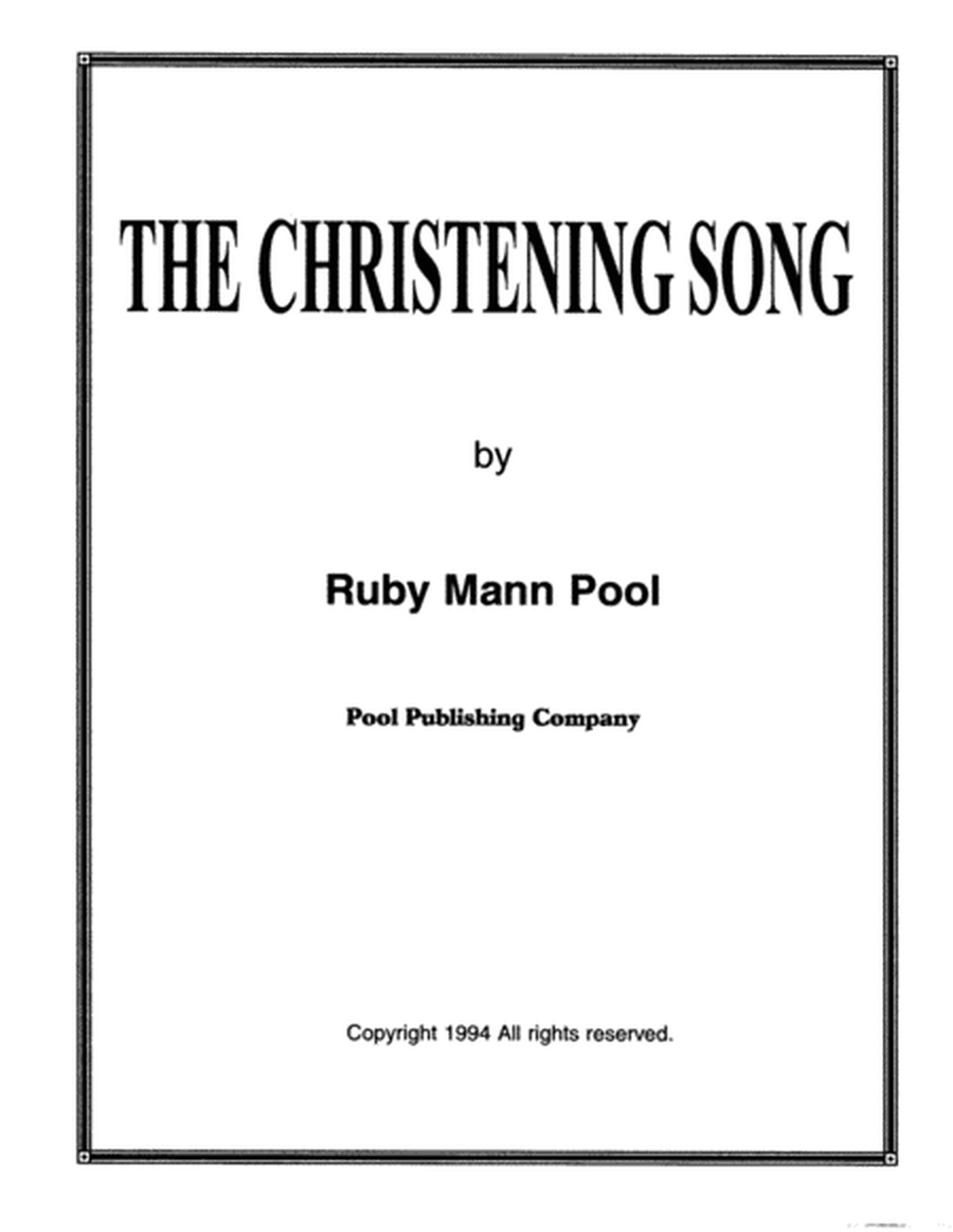 The Christening Song image number null