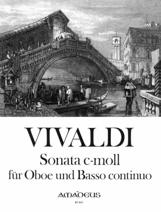 Book cover for Sonata C minor RV 53 / P 613