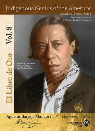 Book cover for El Libro de Oro, Vol. 8 - Indigenous Genius of the Americas - Additional pieces part 2