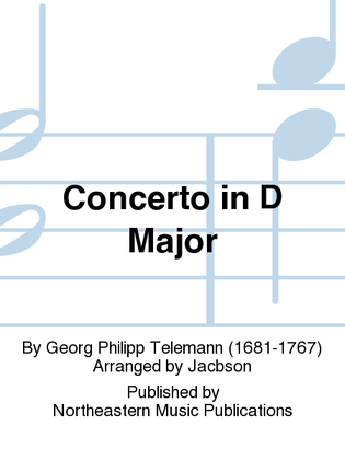 Book cover for Concerto in D Major