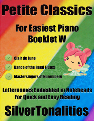 Book cover for Petite Classics for Easiest Piano Booklet W