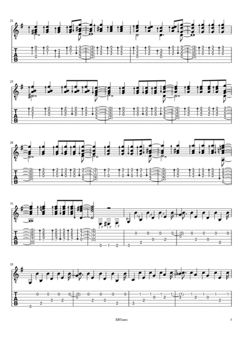 Rock And Roll - Sheet Music + TAB image number null