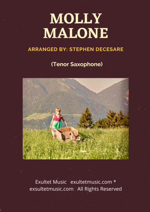 Book cover for Molly Malone (Tenor Saxophone and Piano)