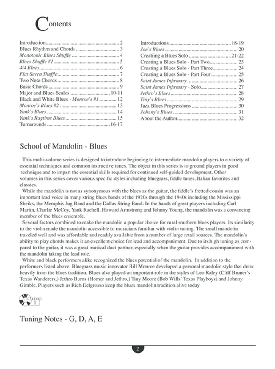 School of Mandolin: Blues image number null