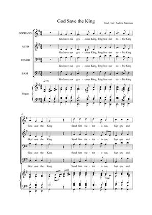 Book cover for God Save the King - SATB