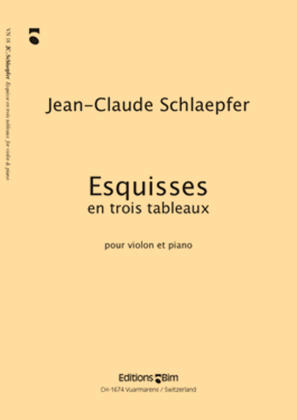 Esquisses en trois tableaux