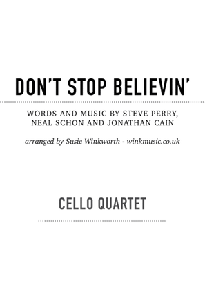 Book cover for Don't Stop Believin'