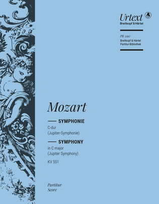 Book cover for Symphony [No. 41] in C major K. 551