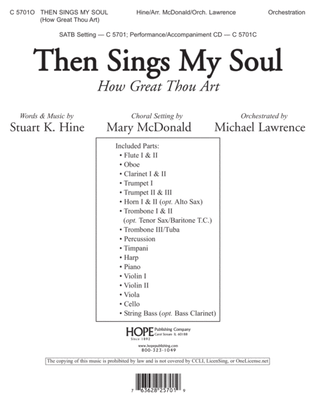 Book cover for Then Sings My Soul (How Great Thou Art)