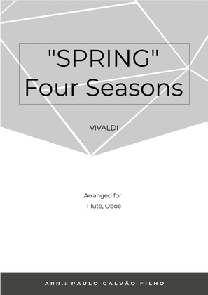 Book cover for SPRING - FOUR SEASONS - FLUTE & OBOE