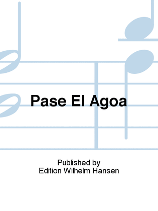 Book cover for Pase El Agoa
