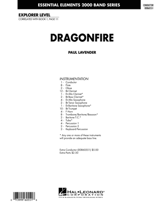 Book cover for Dragonfire - Full Score