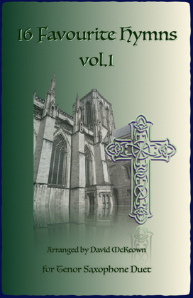 Book cover for 16 Favourite Hymns Vol.1 for Tenor Saxophone Duet